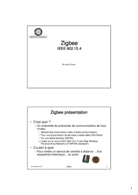 architecture de la carte zigbee Book