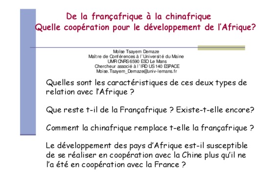 de la francafrique a la mafiafrique Book