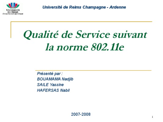 norme qualite dansles service Book