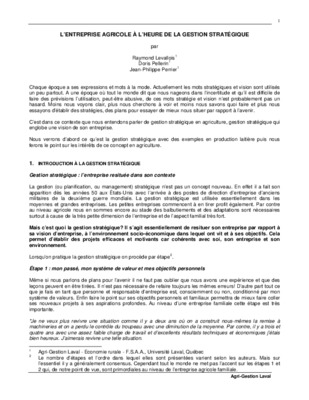 cour de gestion financiaire pour entreprise agricole Book