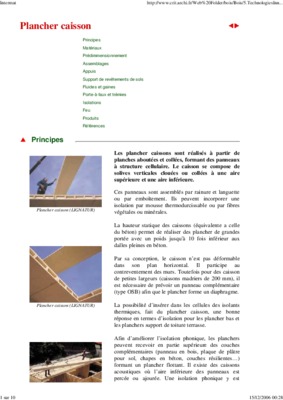 plancher caisson Book