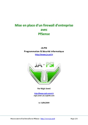 mise en place d_un firewall Book