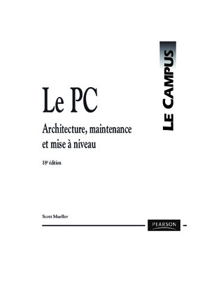 pc architecture maintenance mise a niveau Book