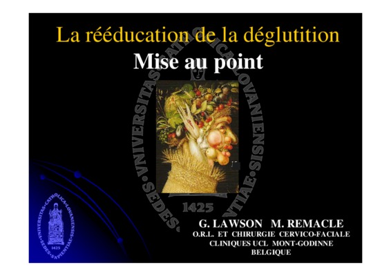 reeducation dysphagie Book