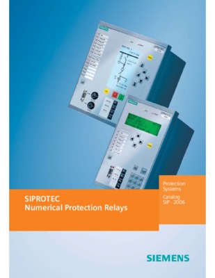 siprotec numerical protection relay Book