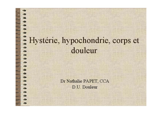 les mecanismes psychiques des phenomaines hysteriques Book