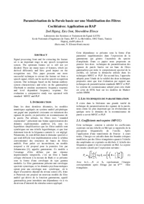 parametrisation Book