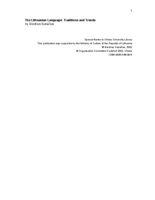 lithuanian Book