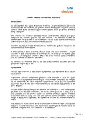 carence en vitamines et exes Book