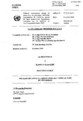 karadzic Book