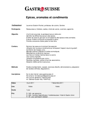 aromates Book