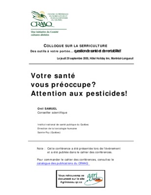 pesticides non toxique Book