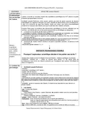 les derniers geants Book