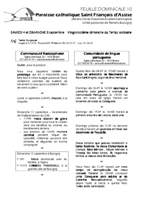 feuille dominicale du 27 octobre au 4 novembre 2012 Book