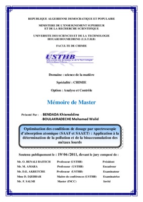memoire usthb Book