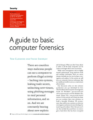 computer forensics Book