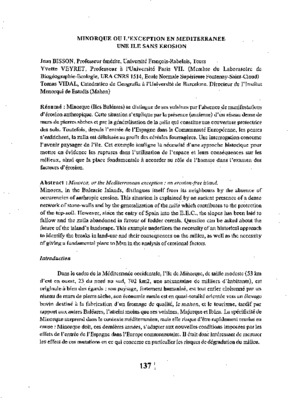 minorque Book