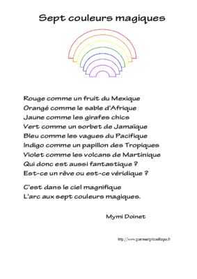 les sept couleurs Book