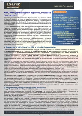 mise en oeuvre de systeme management des denrees alimentaires selon ifs brc Book