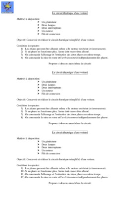circuit electrique de demarrer voiture Book