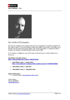 alex scarrow Book