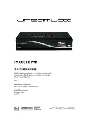 dream multimedia dm 500 dvb Book