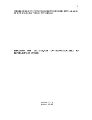 statistiques de production agricole guinee Book
