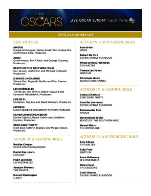 nominee Book