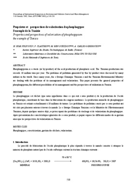effet du phosphogypse Book
