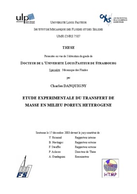 hydrodynamique des milieux poreux Book