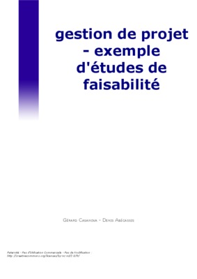 exemple d_etude de faisabilite Book
