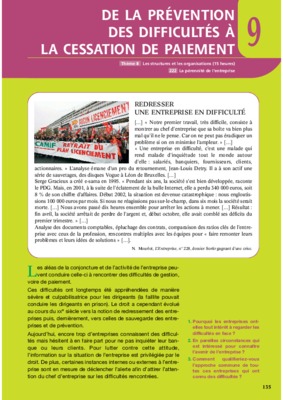 difficultes entreprise cessation de paiement Book