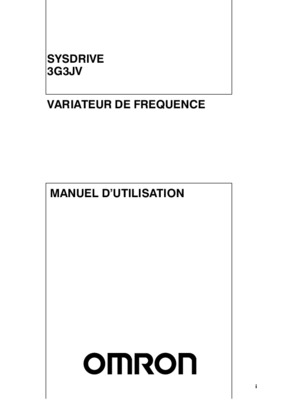 sysdrive 3g3jv Book