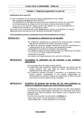 reglement de zone urbanisme Book