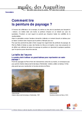 paysage en peinture Book