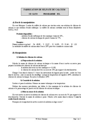 sulfate de calcium Book