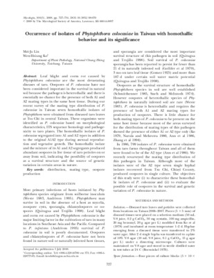 biometrie de phytophthora colocasiae Book