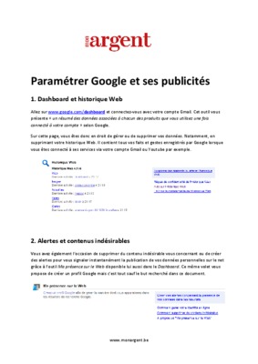 publicites de google Book