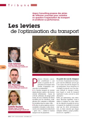 performance du transport Book