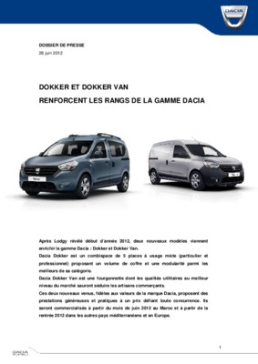 dacia dokker Book