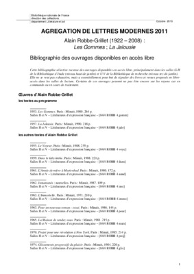 agregation lettres modernes Book