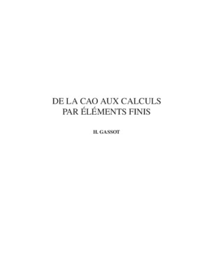 calculs et choix des elements du systeme Book