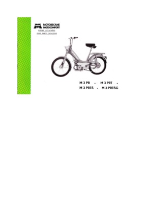 feuille des mines motobecane cady m3pr Book
