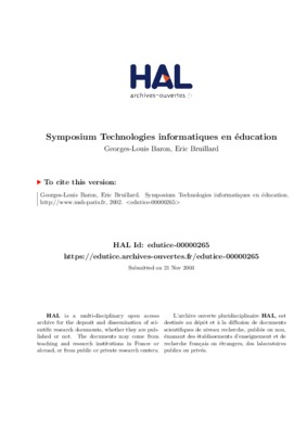 symposium Book