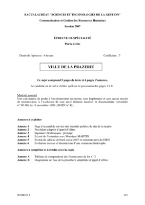 correction ville de le prazerie Book