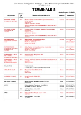bac blanc seri d 2012 lycee saint marie Book