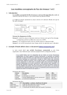 exerices d_elaboration de diagramme de flux de modeles conceptuels et organisationnels de traitements Book