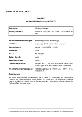 accident avion Book