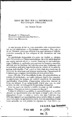 psychologie test de colombia Book