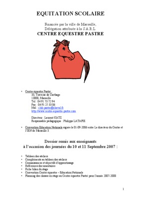 fiche pedagogique equitation galop 5 Book